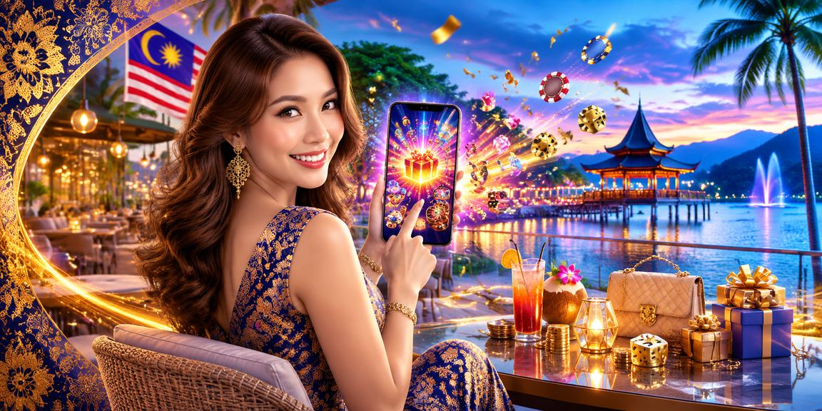 Pengalaman bermain kasino dari telefon mudah alih di Malaysia dengan tema batik